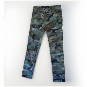 Polo Ralph Lauren Boys Sullivan Slim Camo Stretch Jean size 16 EUC GREAT HEMS